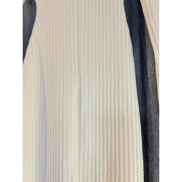 PRETTYLITTLETHING White Ribbed Cutout Long Sleeve Midi Dress Size 0 - Picture 5 of 8